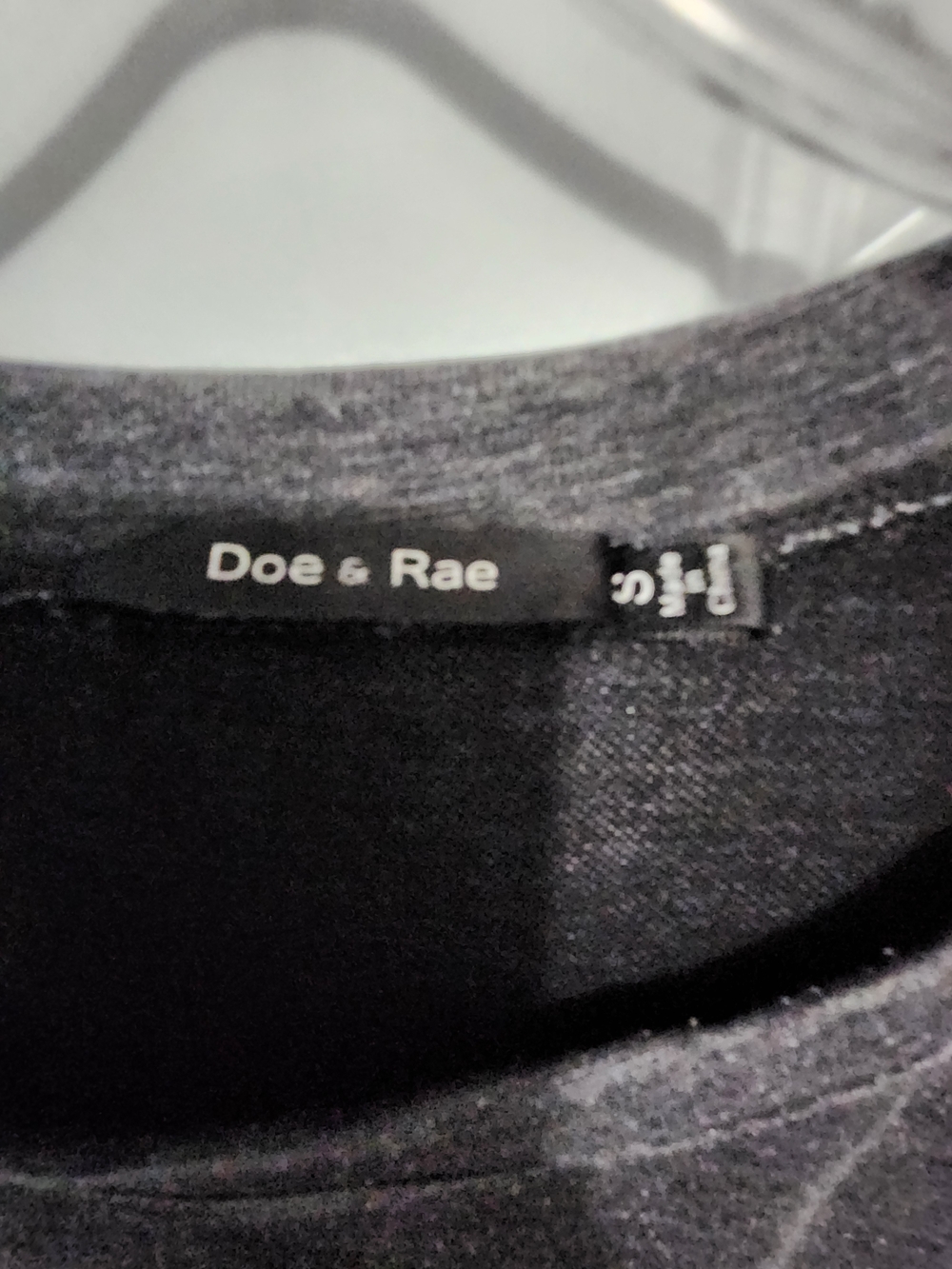 Doe & Rae Gray Cold-Shoulder Sweatshirt - Picture 2 of 8